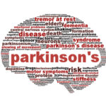 Image of the brain -parkinson's disease
