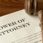 A document that reads power of attorney