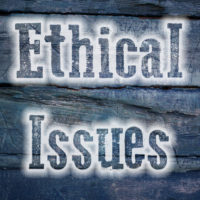 Ethical issues sign