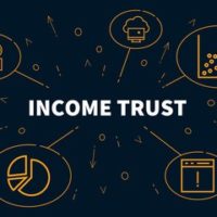 Image that reads Income trust