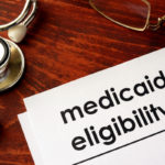 medicaid eligibility document with stethoscope